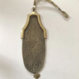 Antique Victorian Micro Metal Chain Purse - Excellent Condition, Rare